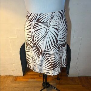 GAP Leaf Print Skirt in linen and cotton Summer vibes